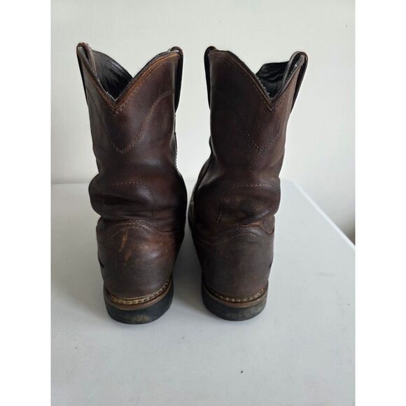 Justin Leather Work Boots WK4960 Brown - Men Size 13 main image 5